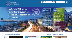 Desktop Screenshot of iss.khas.edu.tr